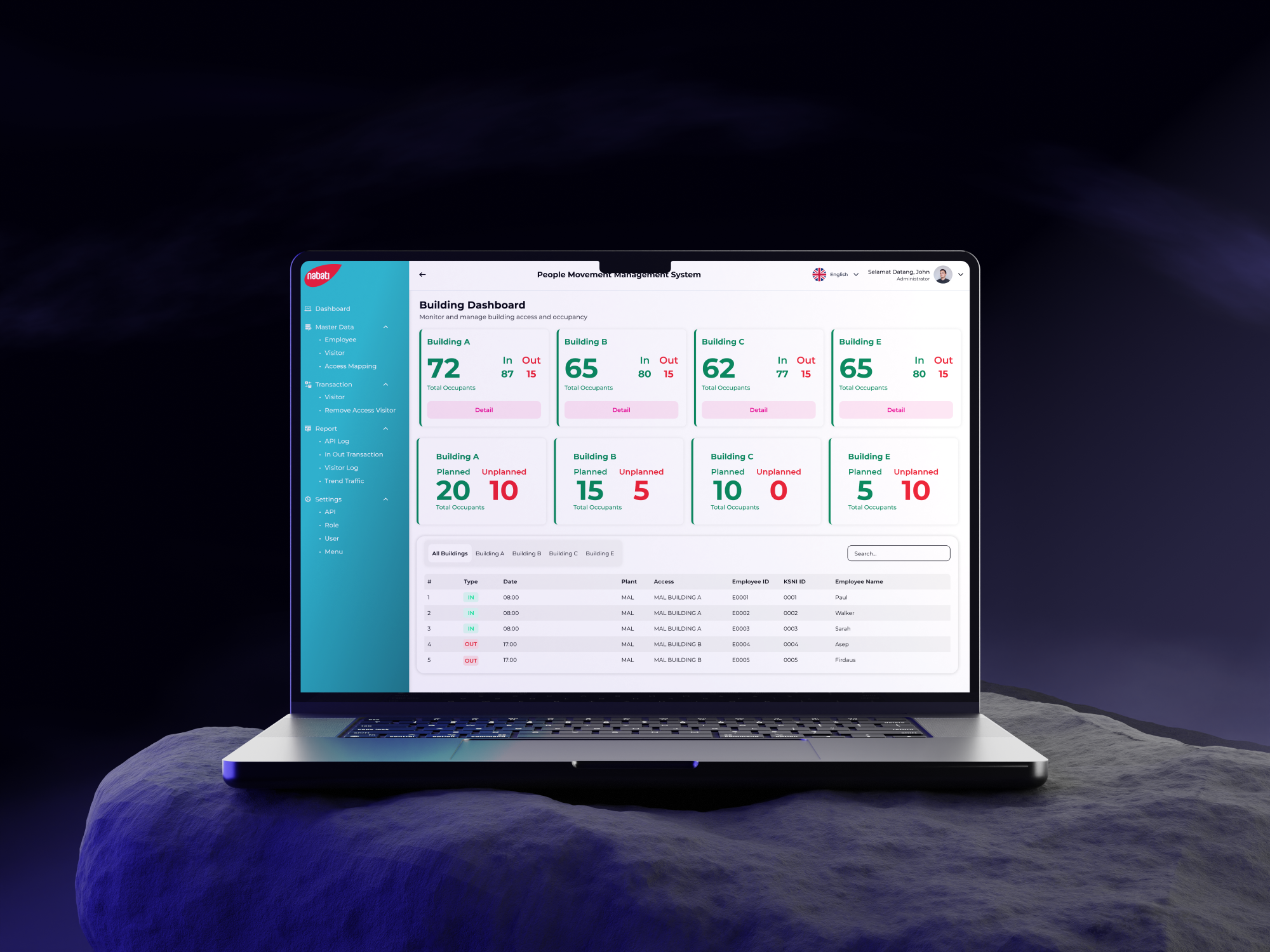 Celestial Laptop Mockup 2