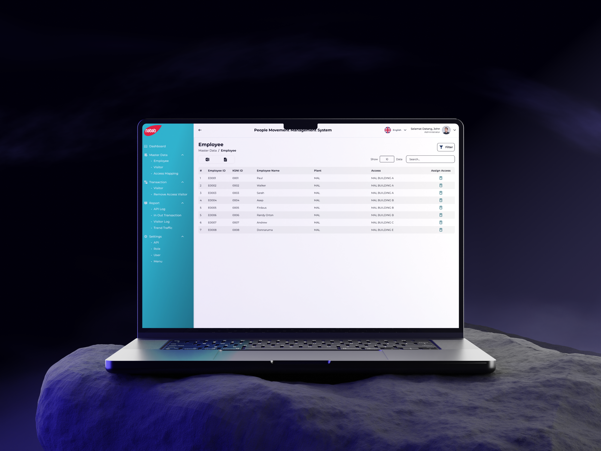 Celestial Laptop Mockup 3